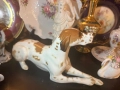 Lomonosov USSR Circa  1950 porcelain English Pointer dog - изящен и огромен сетер, снимка 7