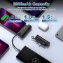 Ново 5000mAh преносимо бързо зарядно устройство Power Bank Фенер, снимка 2