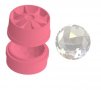 3D топче топка сфера фасетиран диамант кристал силиконов молд форма за изработка смола гипс шоколад, снимка 2