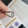 Диамант мойсанит 1.00 карат 6.5мм, снимка 5