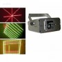 2 цветен холографски дискотечен лазер, звукова активация и автоматичен режим