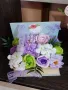 Разнообразие на кутия книга със сапунени цветя, снимка 4