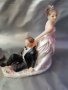 Сватбена фигурка на младоженци за връх на сватбена торта ТОПЕР, снимка 3