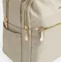 Дамска раница backpack бежова найлонова, 28x14x37cm, снимка 2