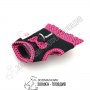 Нагръдник за Куче - Pet Interest - XS, S, M, L, XL - Черен/Розов цвят, снимка 1