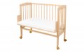 Детско Странично Легло 2в1 тип Next to Me с P8 Матрак и Аксесоари  - Цвят Натурал, снимка 7