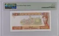 Гвинея 1000 франка 1998 година PMG 65, снимка 2