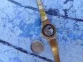 Позлатен  дамски часовник Glashutte, снимка 6