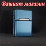 Качествена унисекс Джобна кутия за цигари калъф от алуминиева сплав табакера за пушачи за Подарък, снимка 11