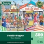 Нов Falcon Seaside Supper пъзел 500 части за възрастни забавление колекция, снимка 2