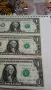 Лот от доларови банкноти със повтарящи се серийни номера , снимка 3