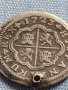 Сребърна монета 2 реала 1723г. Филип пети Севиля Испания 14943, снимка 6