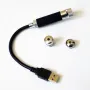 Професионална USB лазерна за КОЛА ,ДИСКОТЕКА показалка с дълъг обхват и сменяеми приставки - Зелен, снимка 3
