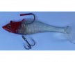 Силиконова рибка за риболов на щука и костур - RED HEAD, снимка 1 - Такъми - 35521837