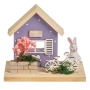 Великденска настолна дървена декоративна къща, 15x10x13 см_1248349, снимка 3