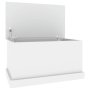 vidaXL Кутия за съхранение, бял гланц, 70x40x38 см, инженерно дърво(SKU:816506