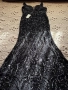 Черна официална рокля, снимка 3