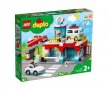 LEGO® DUPLO® Town 10948 - Паркинг и автомивка, снимка 1 - Конструктори - 34931981
