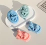 3D 2 вида Спящо бебе момче момиче Силиконов молд форма за свещи гипс сапун смола фондан , снимка 2