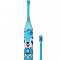 Детска Ел. Четка за зъби за момчета синя , снимка 1 - За банята - 31956795