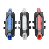 Акумулаторни LED задни светлини стоп за велосипед USB колело зарядно, снимка 4 - Аксесоари за велосипеди - 29155681