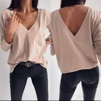 Нова блузка дълъг ръкав, снимка 1 - Блузи с дълъг ръкав и пуловери - 35223681
