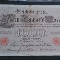 Банкнота 1000 райх марки 1910год. - 14595, снимка 1 - Нумизматика и бонистика - 29083904