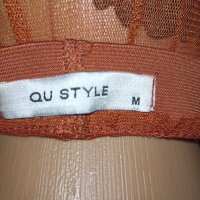 Qu style M -Дантелена подплата/ гарнитура към пола или рокля в кафяво, снимка 10 - Поли - 42252962
