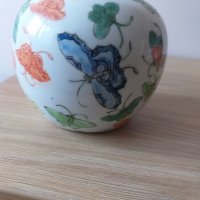 Китайска ваза , китайски порцелан, снимка 6 - Антикварни и старинни предмети - 35001269