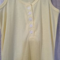 Жълта памучна рокля, снимка 2 - Рокли - 30589264