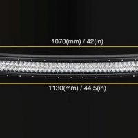 Халоген LED BAR - 105 см. извит -594W -8906-105, снимка 3 - Аксесоари и консумативи - 30665133