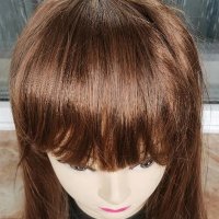  Нова Дълга светло кестенява права  перука - 70 см   - мод.47, снимка 4 - Аксесоари за коса - 15808540