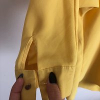 Жълта блузка, тип риза, снимка 2 - Блузи с дълъг ръкав и пуловери - 30793495