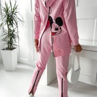 Дамски комплект Bella Mickey в розово , снимка 2 - Комплекти - 38113028