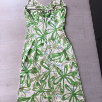Сатенена рокля BENETTON [XS размер], снимка 1 - Рокли - 36505030