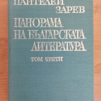 Панорама на българската литература, Пантелей Зарев - 5 лв., снимка 1 - Учебници, учебни тетрадки - 37752845