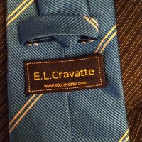 Вратовръзка EL Cravatte  100% коприна, снимка 4 - Други - 37035548