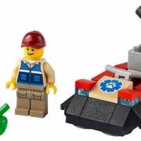НОВО LEGO City - Спасителен кораб на въздушна възглавница (30570), снимка 2 - Конструктори - 39505397