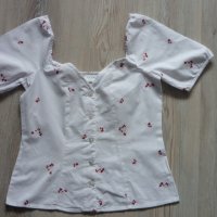 М/Л Нова дамска блуза с къс ръкав, снимка 1 - Туники - 40868305