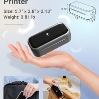 Мобилен принтер Phomemo TP31 203DPI, черно-бял печат, iOS и Android, снимка 2 - Принтери, копири, скенери - 44478586