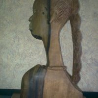 Дървена статуетка, снимка 8 - Антикварни и старинни предмети - 35032074