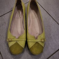 Балеринки естествена кожа , снимка 1 - Дамски ежедневни обувки - 35111956