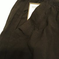 Къс H&M черен панталон биопамук с регулируемо престягане на кръста, двустранни джобове, снимка 7 - Къси панталони и бермуди - 37476541