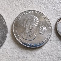 Монети . Южна Америка . Еквадор . 1, 5, 10, 25 и 50 сентавос . 5 бройки., снимка 6 - Нумизматика и бонистика - 42482576