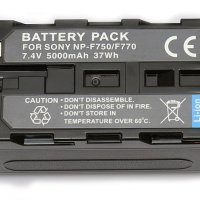 Нови батерии за Sony NP-F 750/770/970  , снимка 1 - Батерии, зарядни - 31576542