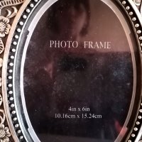 Прекрасна Посребрена Рамка За Снимка, снимка 3 - Антикварни и старинни предмети - 42265476