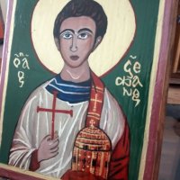 Икона на свети  Стефан., снимка 4 - Икони - 39325025