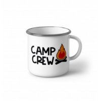 Метално Емайлирано Канче "Camp Crew Fire" , снимка 1 - Чаши - 37107715
