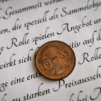 Райх монета - Германия - 1 пфениг | 1935г.; серия A, снимка 2 - Нумизматика и бонистика - 44683837