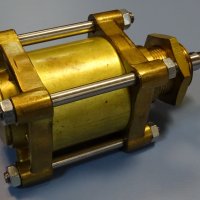 Пневматичен цилиндър Ф 63x10 mm Martonair pneumatic cylinder, снимка 3 - Резервни части за машини - 40528330